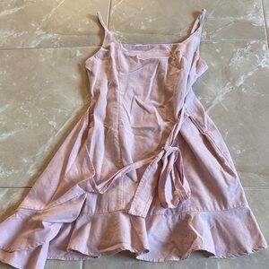 Princess Polly pink Wrap Dress